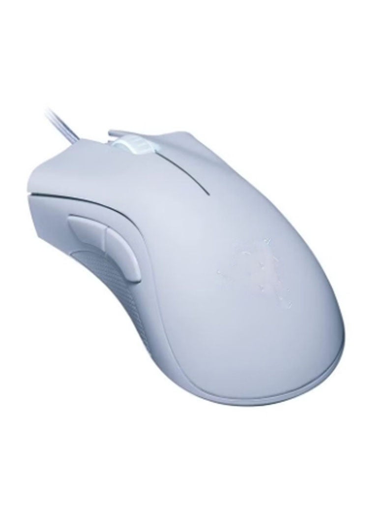 Wire Gaming Mouse with 6,400 DPI Optical Sensor - Mercury White - Image 1